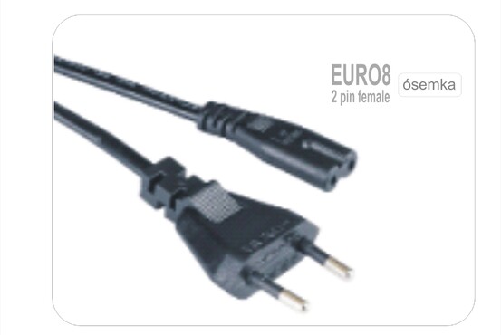 X 01 E - kabel zasilania 220-240VAC 50Hz 1,50 m